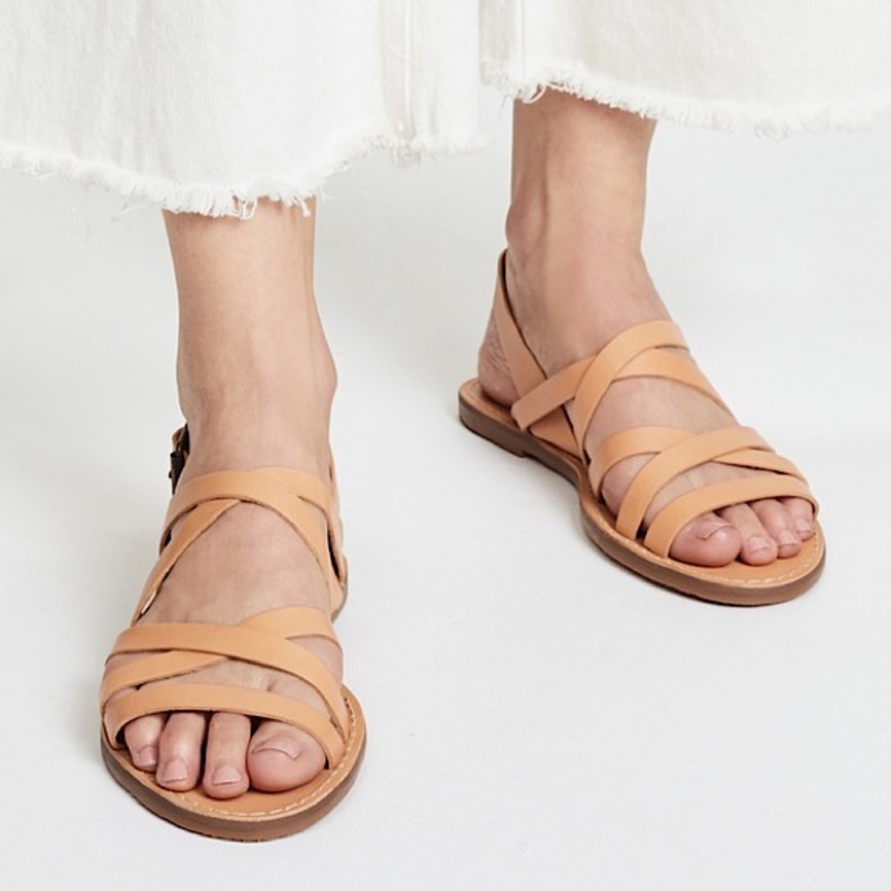 Madewell The Boardwalk Multistrap Sandals